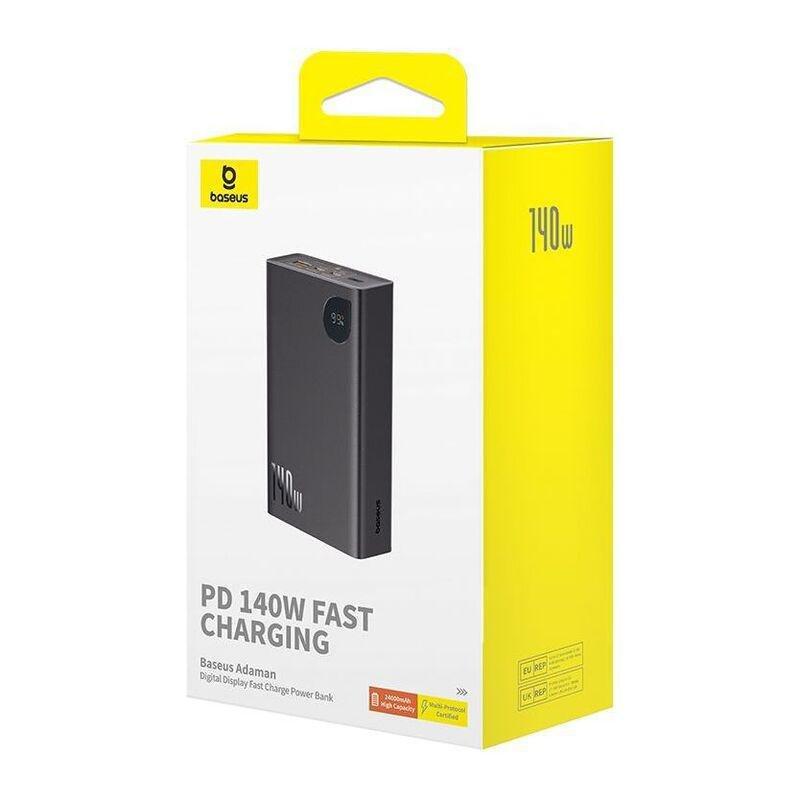 Baseus Adaman Power Bank 140W 22800mAh - Black, , medium