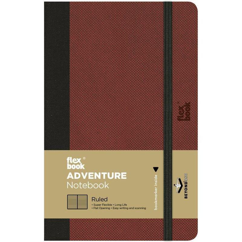 Flexbook Adventure Ruled A6 Notebook Red - Pocket - Red (9 x 14 cm), , large image number 0