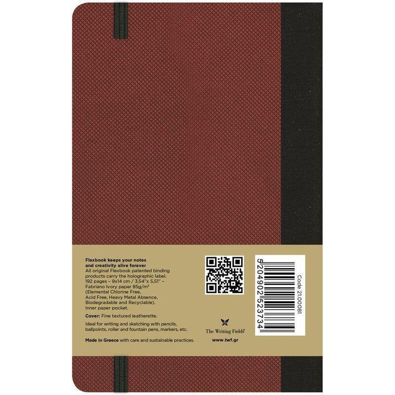 Flexbook Adventure Ruled A6 Notebook Red - Pocket - Red (9 x 14 cm), , large image number 1