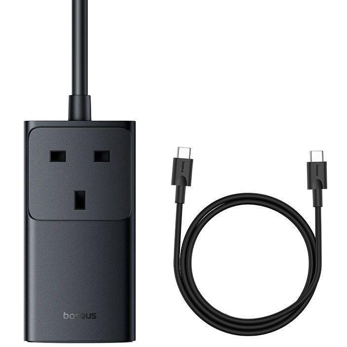 Baseus GaN5 Pro PowerCombo On Powerstrip AC + 2 USB-A + 2 USB-C 65W 1.5m UK - Black, , large image number 5