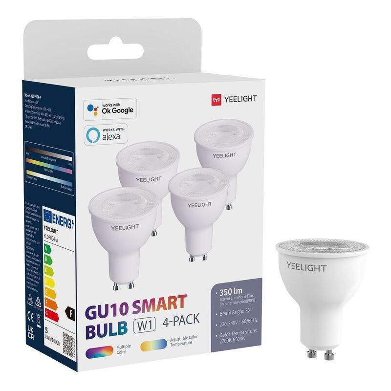 Xiaomi Yeelight GU10 Smart Bulb - Multicolor (Pack Of 4), , medium