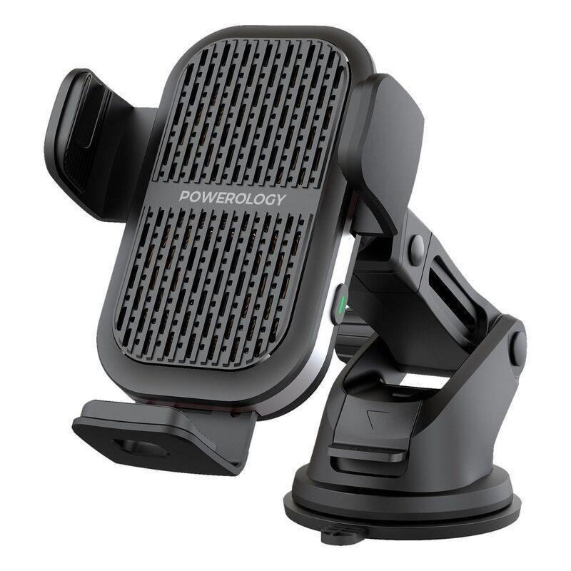 Powerology Dual Coil Car Mount Wireless Charger, , large image number 0