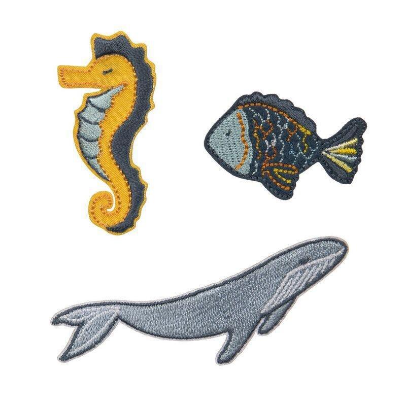 Lassig Textile Woven Sticker Stick On - Sea (Set of 3), , large image number 3