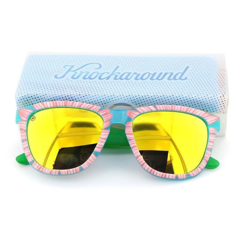 Knockaround Pink Daisy Premium Unisex Sunglasses, , large image number 1