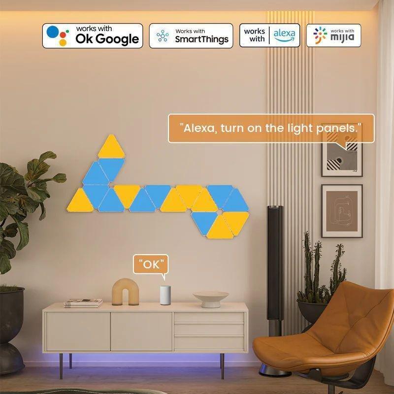 Xiaomi Yeelight Smart Light Panels (Pack Of 6), , large image number 1