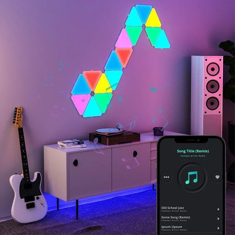 Xiaomi Yeelight Smart Light Panels (Pack Of 6), , large image number 3