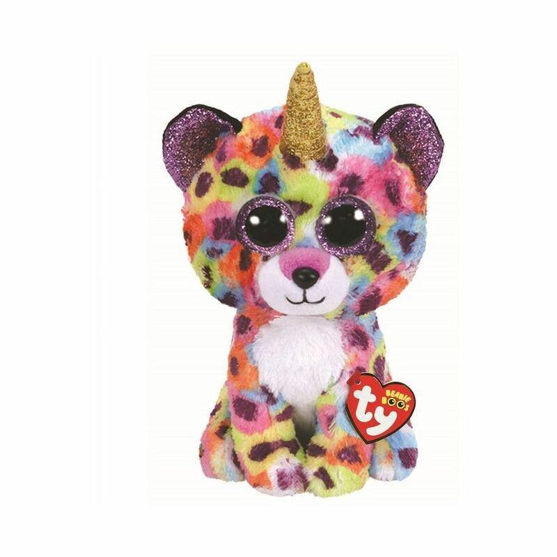 TY - Beanie Boos Leopard with Horn Giselle Medium