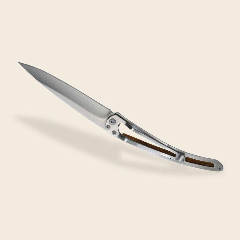 Deejo 37G Pocket Knife - Uniper Wood/Golf (Grey), , large image number 5