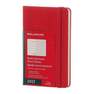 MOLESKINE - 12 Months Weekly Note Book 2017 Red Hard Pocket