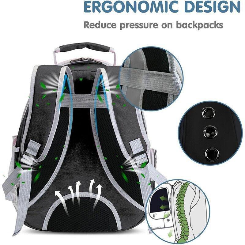 Nutrapet Petstranaut Backpack Bobble Cat Face Green, , large image number 1