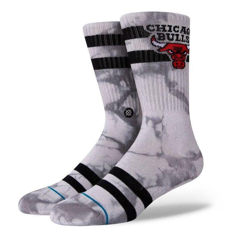 Stance NBA Bulls Dyed Men's Crew Socks Grey, , large image number 0