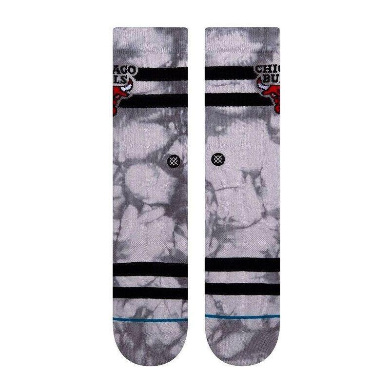 Stance NBA Bulls Dyed Men's Crew Socks Grey, , large image number 1