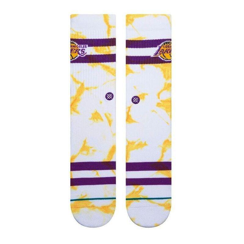 Stance NBA Lakers Dyed Men's Crew Socks Gold, , large image number 1