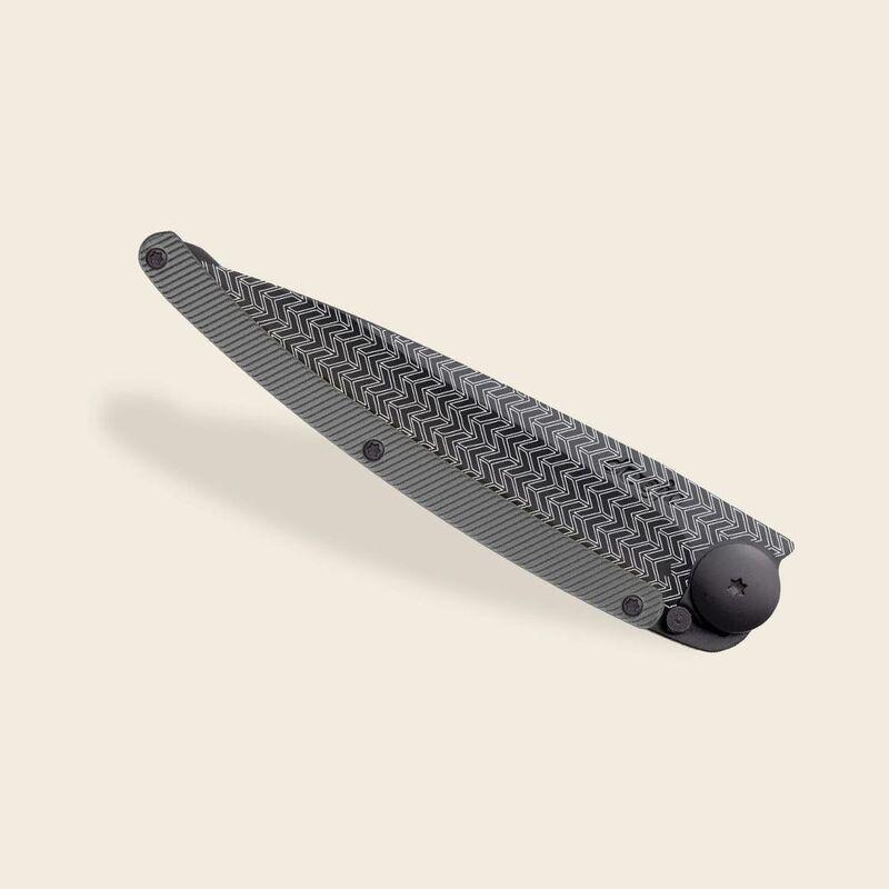 Deejo 37G Pocket Knife - Dark (Grey) Aluminium/Illusions (Black), , large image number 2