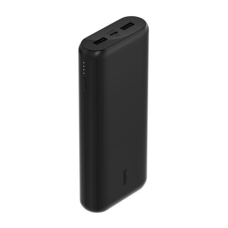 Belkin BoostCharge 3-Port Compact Power Bank 20K with PD 20W - Black, , medium