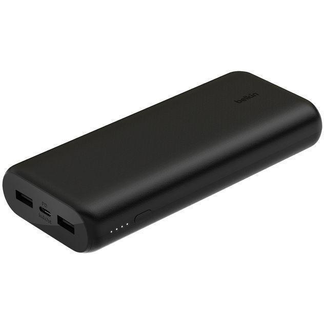 Belkin BoostCharge 3-Port Compact Power Bank 20K with PD 20W - Black, , large image number 1