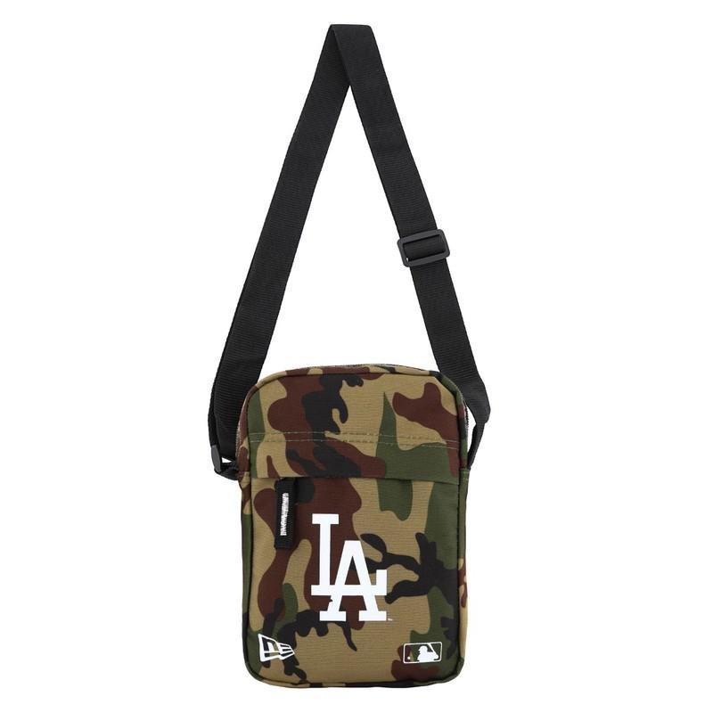 New Era MLB Los Angeles Dodgers Side Men's Bag Woodland Camo/White, , large image number 1