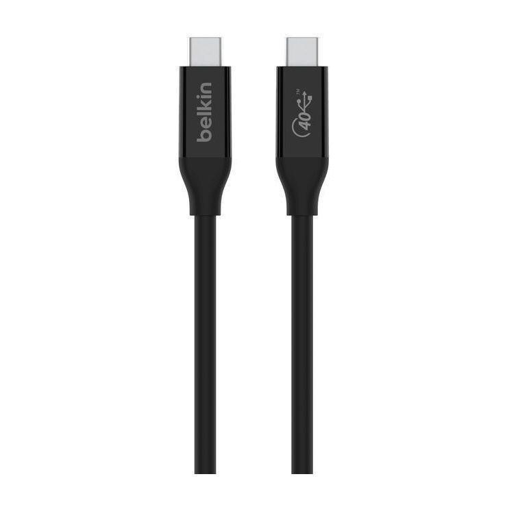 Belkin Connect USB4 Cable 100W + 40Gbps 0.8m - Black, , medium