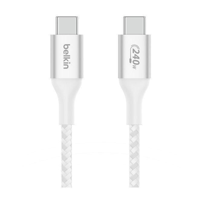 Belkin BoostCharge USB-C to USB-C Cable 240W 2m - White, , large image number 0