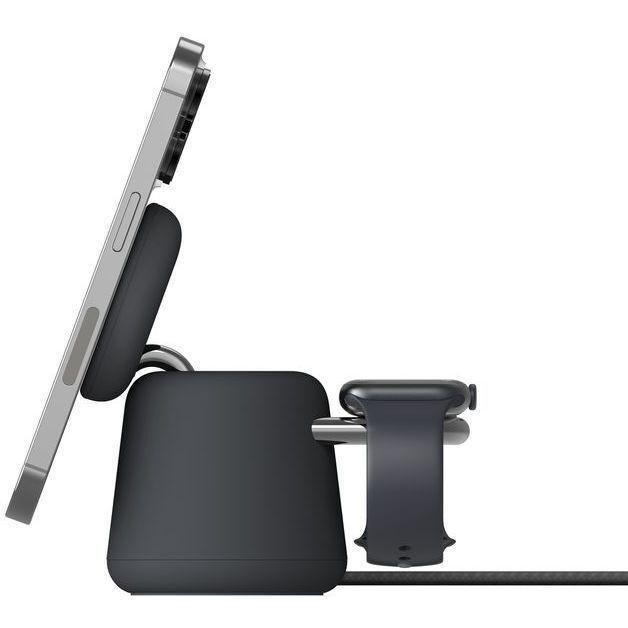 Belkin BoostCharge Pro 2-in-1 Wireless Charging Dock with MagSafe 15W - Black, , large image number 2