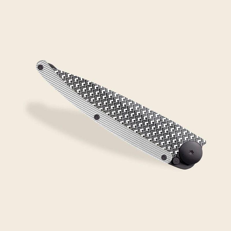 Deejo 37G Pocket Knife - Light (Grey) Aluminium/Quadratic (Black), , large image number 5