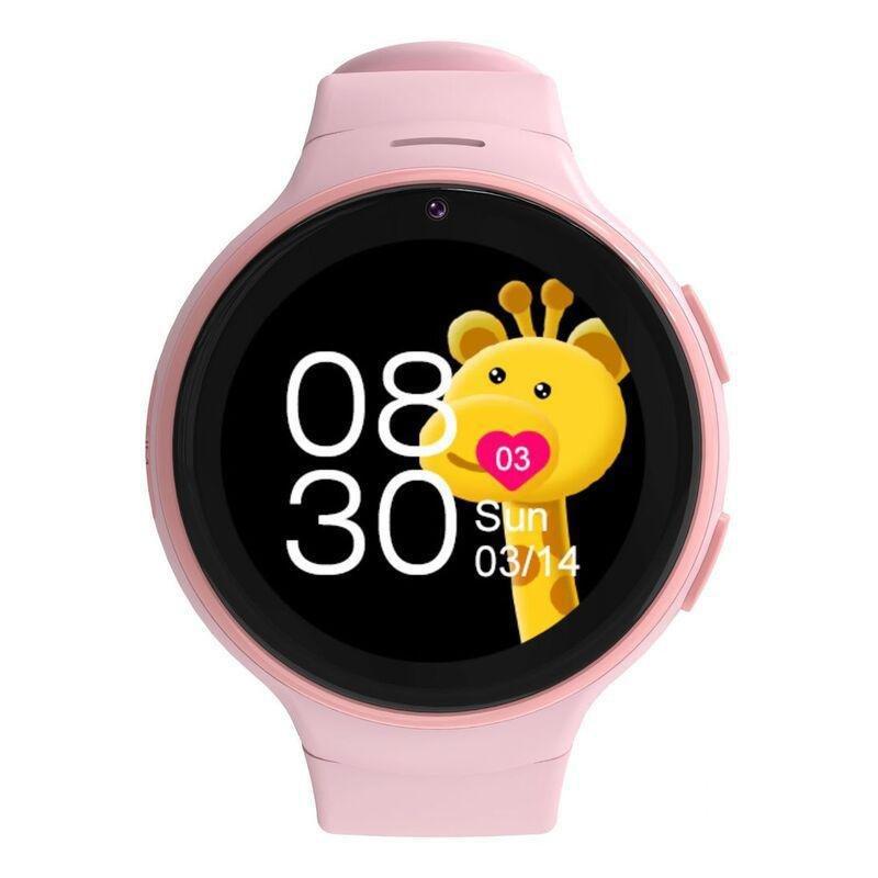 Porodo Kids 4G Smart Watch Android OS With WhatsApp - Pink, , large image number 0