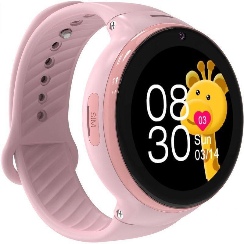 Porodo Kids 4G Smart Watch Android OS With WhatsApp - Pink, , large image number 1