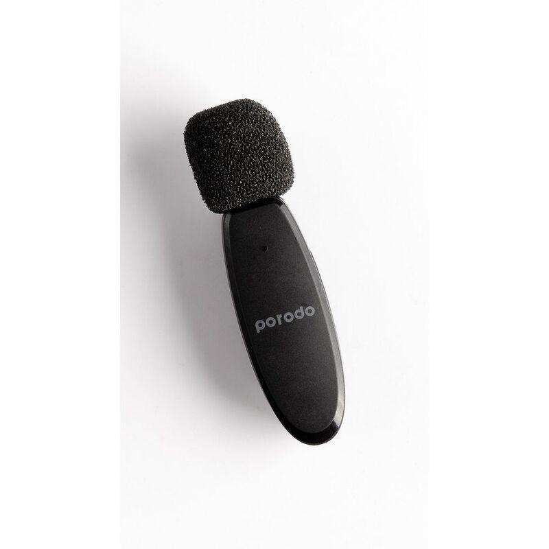 Porodo Dual Mic Lavalier Microphone (Lightning/Type-C/AUX), , large image number 2