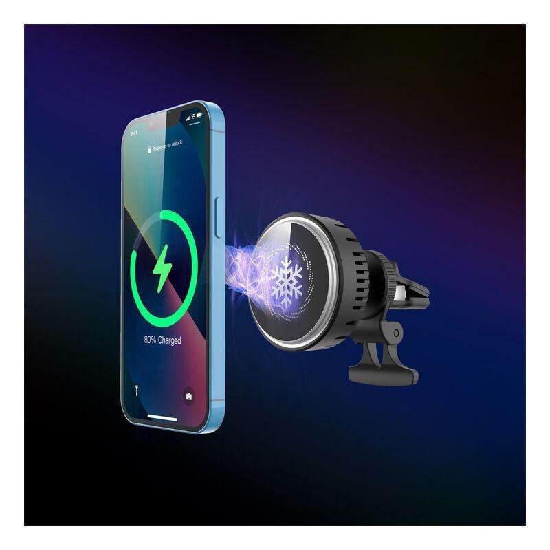Powerology Dual Mount Cooling Coil MagSafe Car Charger, , large image number 4