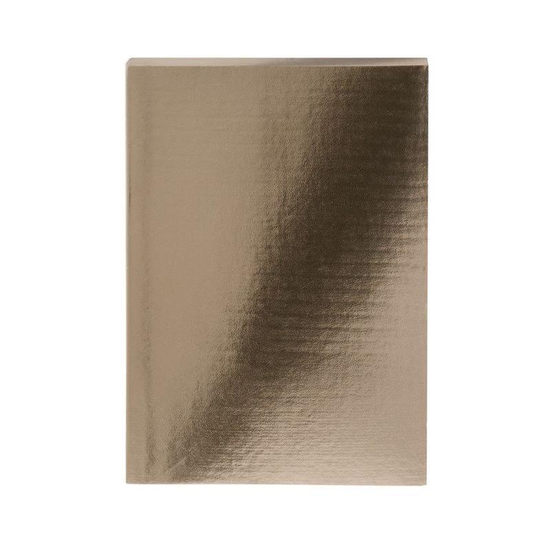 Colourblock Metallic Gold A5 Notebook, , large image number 0