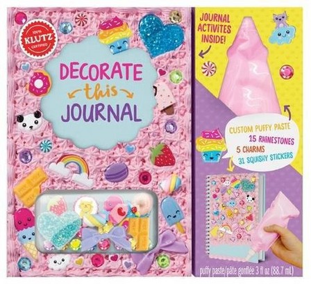 SCHOLASTIC USA - Decorate This Journal | Klutz