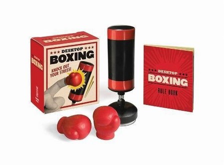 RUNNING PRESS USA - Desktop Boxing Knock Out Your Stress! | Mini-Kit