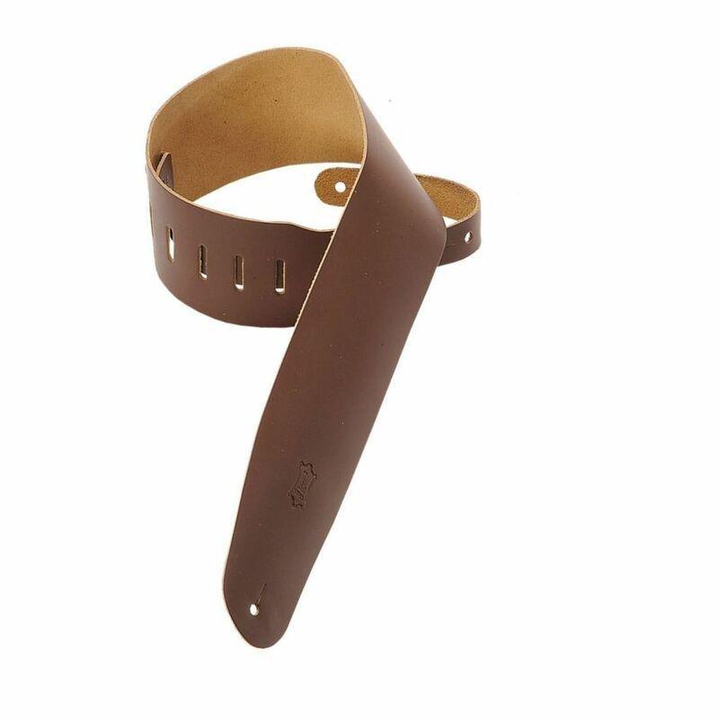 Levys M4Brn 31/2-Inch Leather Bass Strap, , large image number 0