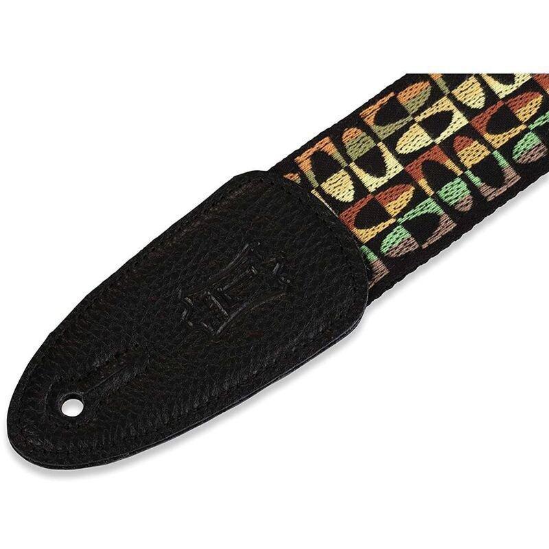 Levys M8HT17 60's Hootenanny Jacquard Weave Guitar Strap 2-Inch, , large image number 3