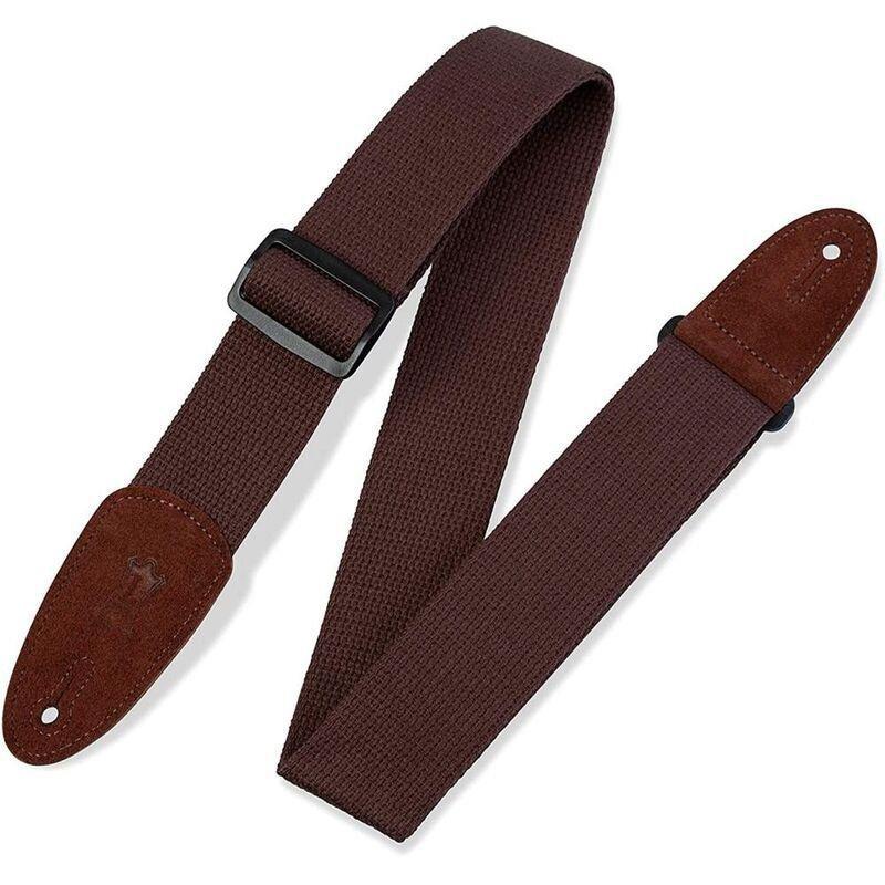 Levys MC8BRG Cotton Guitar Strap with Suede Ends 2-Inch, , large image number 0