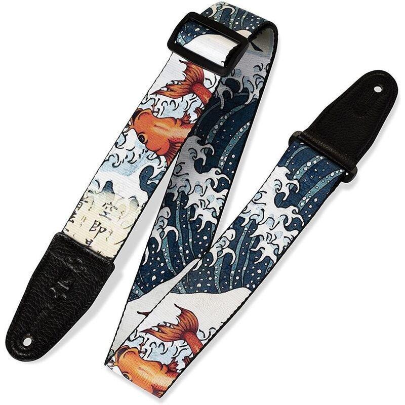 Levys MP16 Polyester Guitar Strap with Printed Design 2-Inch, , large image number 0