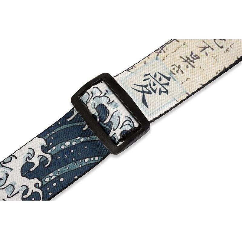 Levys MP16 Polyester Guitar Strap with Printed Design 2-Inch, , large image number 1