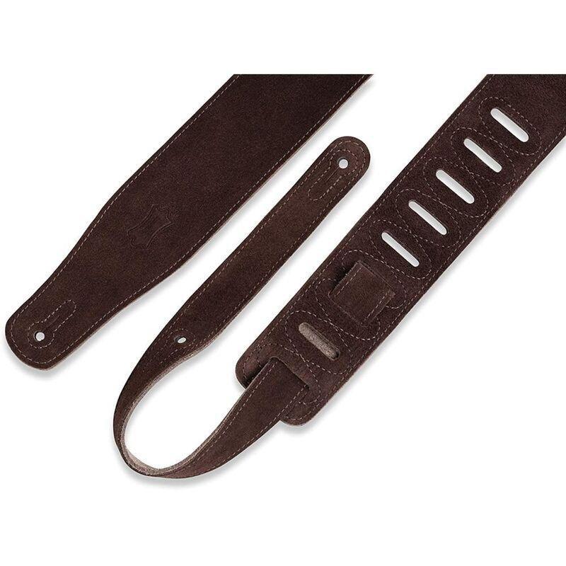 Levys MS26Brn 2 Suede Guitar Strap with Suede Backing 1.2-Inch, , large image number 2