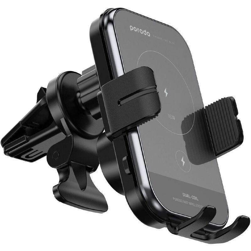 Porodo 3 In 1 Car Charger Mount 15W With QC3.0 Car Charger, , large image number 3