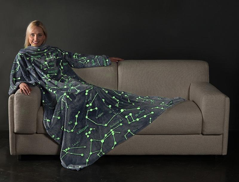 KANGURU - Kanguru 1154 Deluxe Blanket Glow Constellations