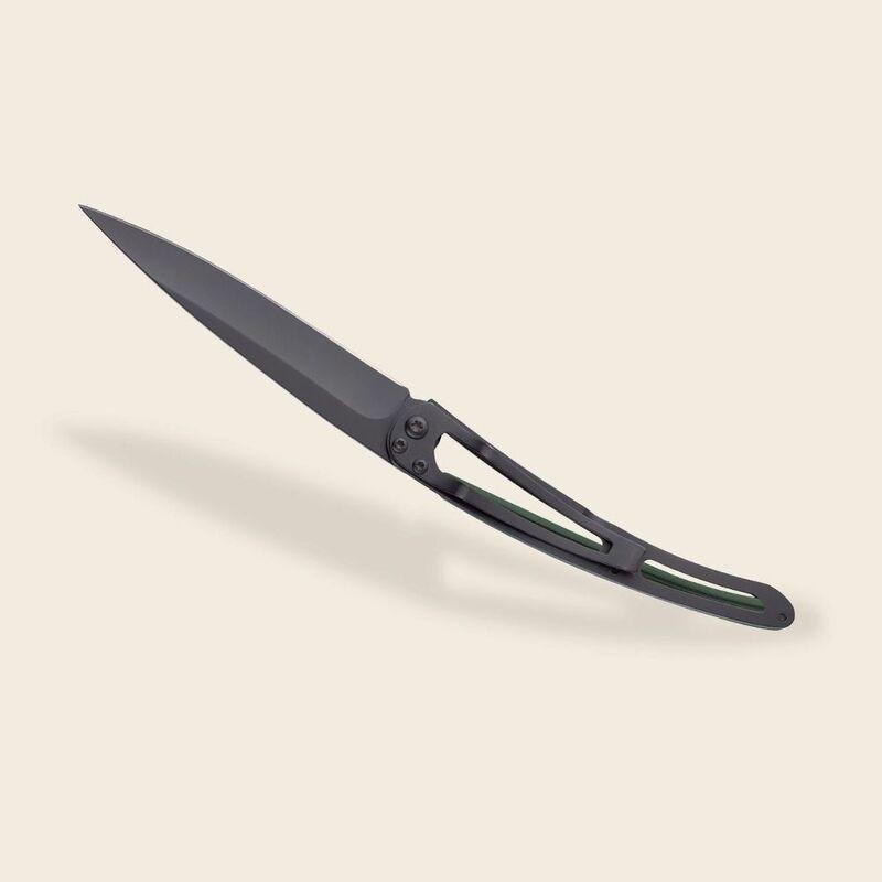 Deejo 37G Pocket Knife - Kaki Aluminium/Perspective (Black), , large image number 4