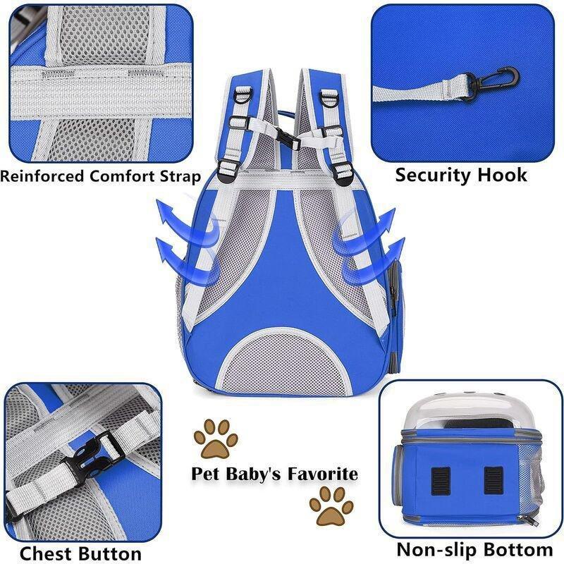Nutrapet Petstranaut Backpack Bobble Expansion Dark Blue, , large image number 1
