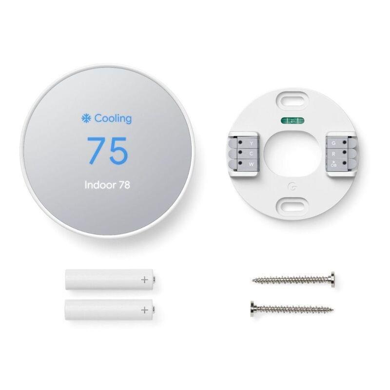 Google Nest Thermostat (4th Gen) - Snow, , large image number 3