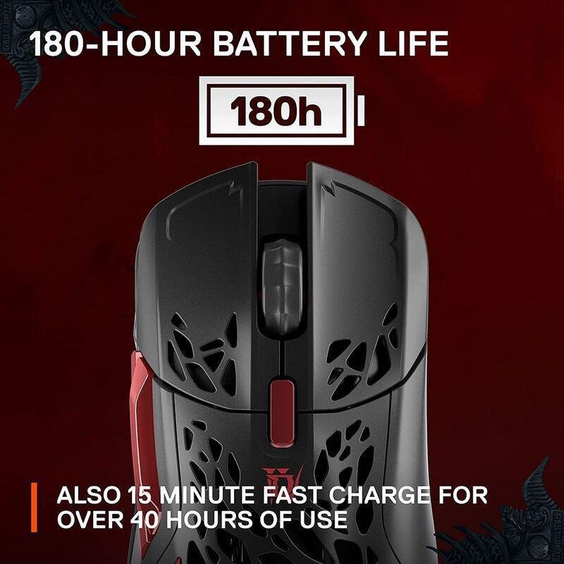 SteelSeries Aerox 5 Wireless Gaming Mouse - Diablo IV Edition, , large image number 6