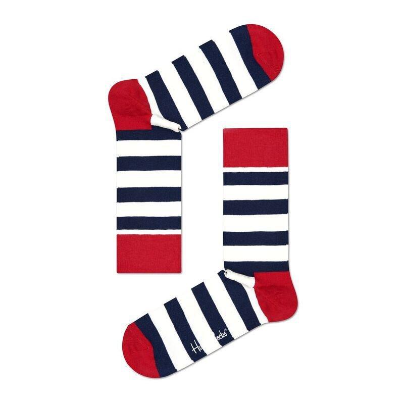 Happy Socks Stripe Gift Box Unisex Adult Crew Socks Multicolor (Pack of 4) (Size 36-40 EU), , large image number 3
