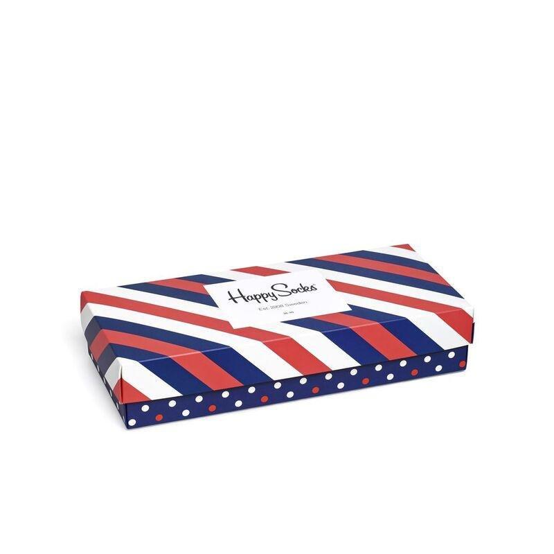 Happy Socks Stripe Gift Box Unisex Adult Crew Socks Multicolor (Pack of 4) (Size 36-40 EU), , large image number 5