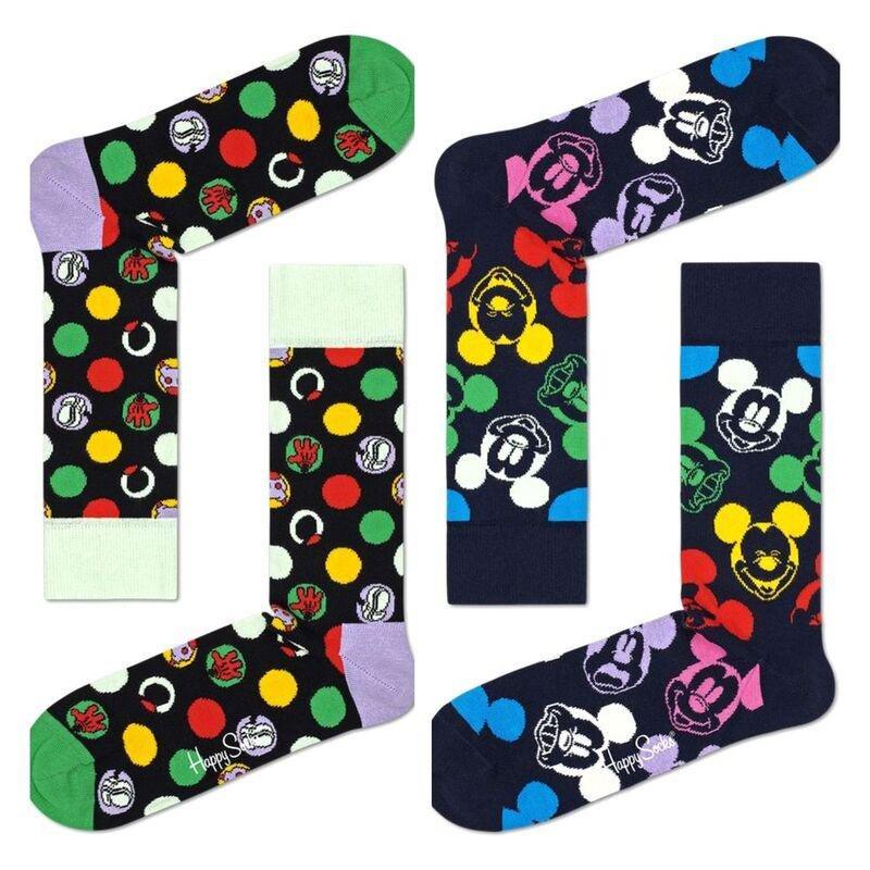 Happy Socks Disney Unisex Adult Crew Socks Gift Set - Multicolor (Pack of 2) (Size 41-46 EU), , large image number 0