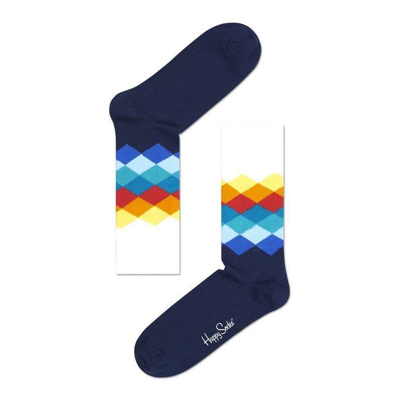 Happy Socks Mix Gift Box Unisex Adult Crew Socks - Multicolor (Pack of 4) (Size 36-40 EU), , large image number 1