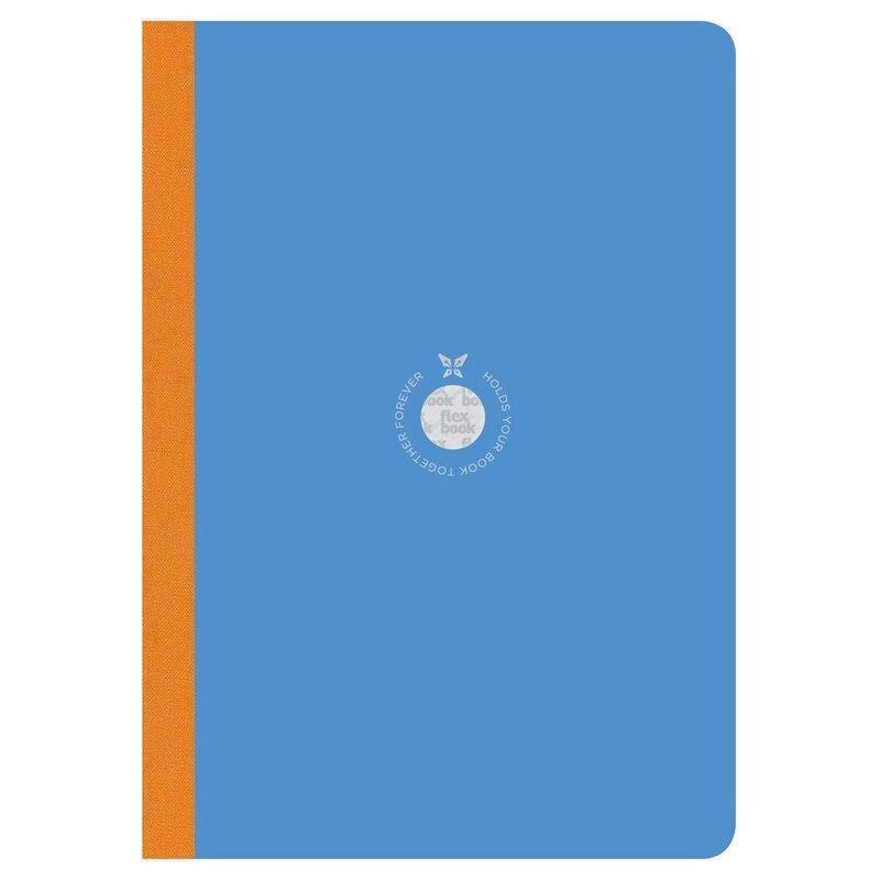 Flexbook Smartbook Ruled B5 Notebook - Large - Blue Cover/Orange Spine (17 x 24 cm), , large image number 0