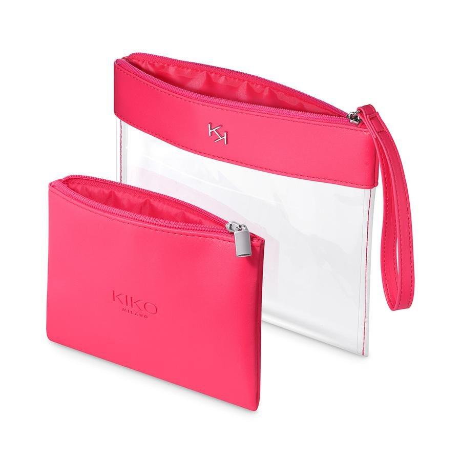 Transparent Beauty Case, 002 Fuchsia, large image number 1